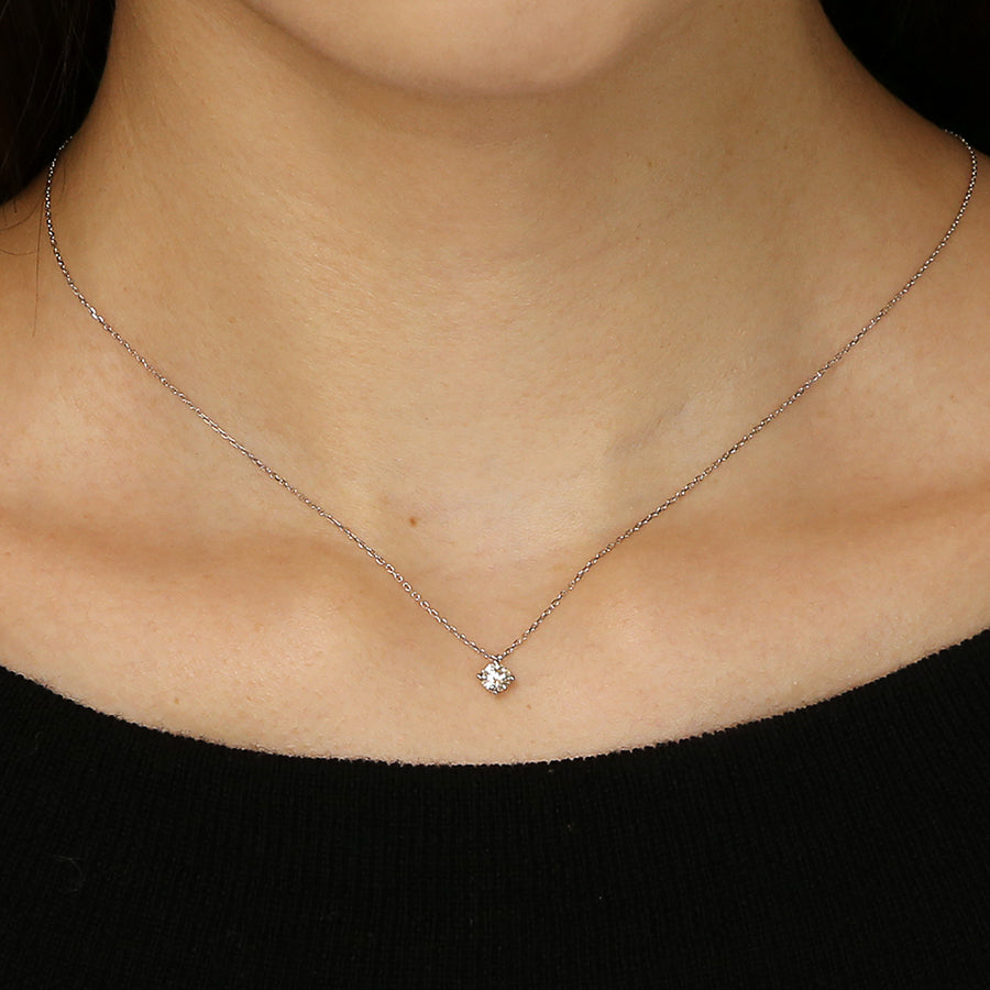 プラチナ ダイヤモンド ネックレス（0.25ct） （8324323213614