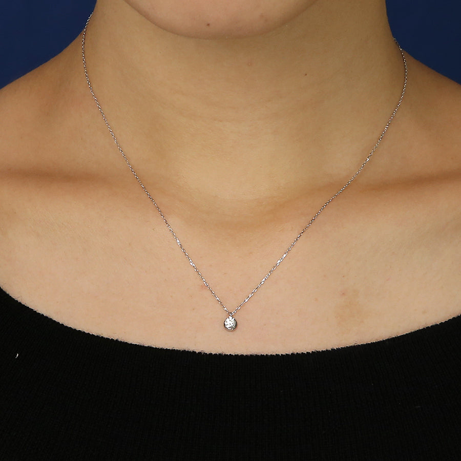 プラチナ ダイヤモンド ネックレス（0.15ct） （8324323246382 