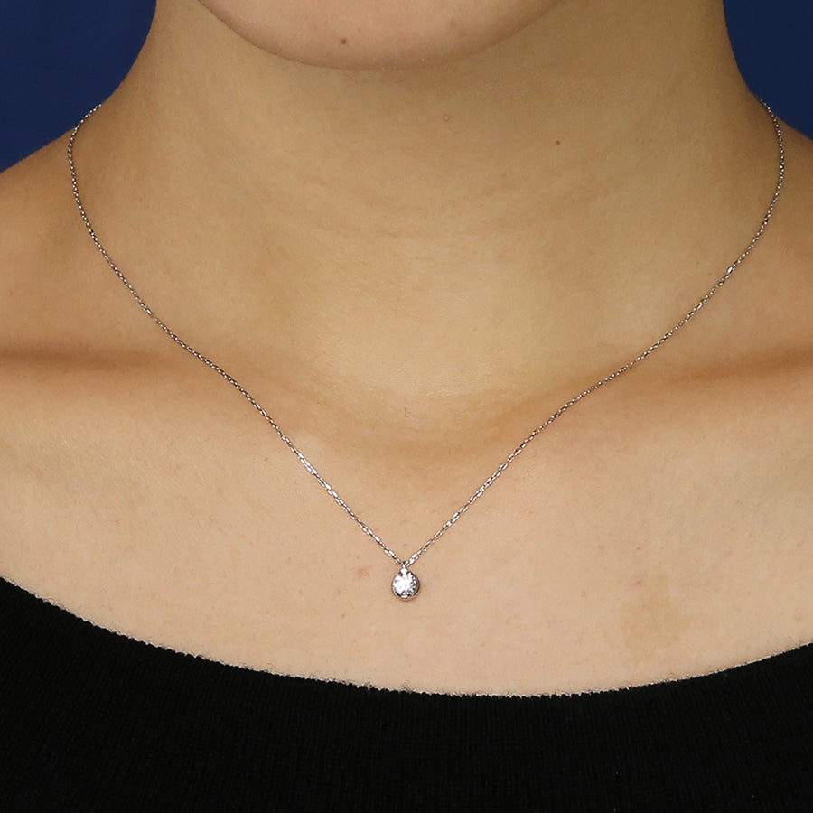 プラチナ ダイヤモンド ネックレス（0.2ct） （8324323344686