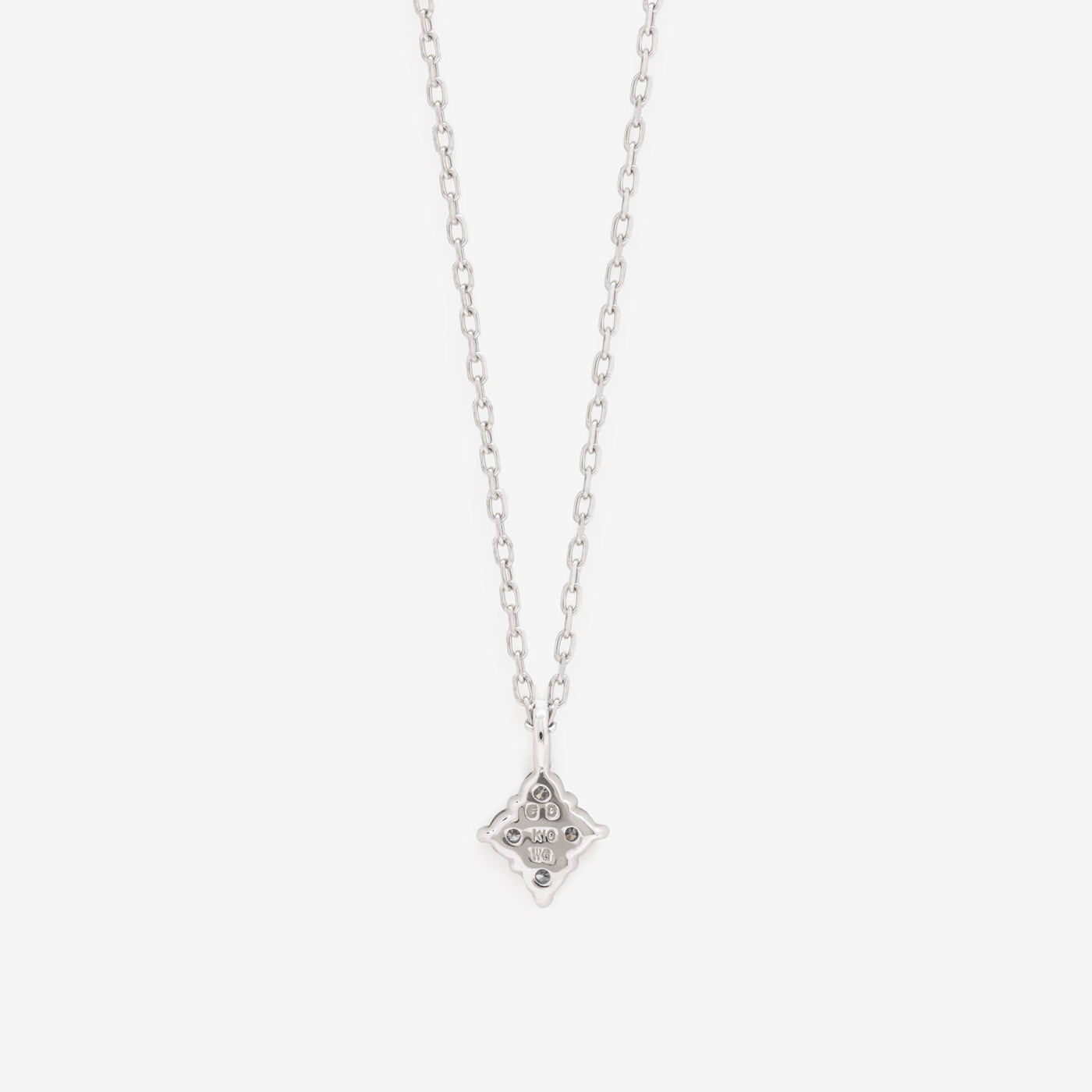 K10 ホワイトゴールド ダイヤモンド ネックレス