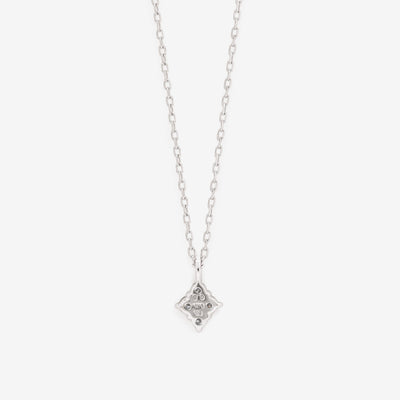 K10 ホワイトゴールド ダイヤモンド ネックレス