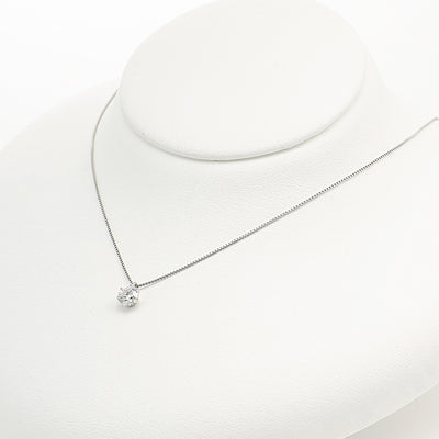 JJ61★高級 ESTELLE ダイヤモンド0.31ctプラチナネックレス プラチナ ダイヤモンド ネックレス（0.30ct） （10094163132718