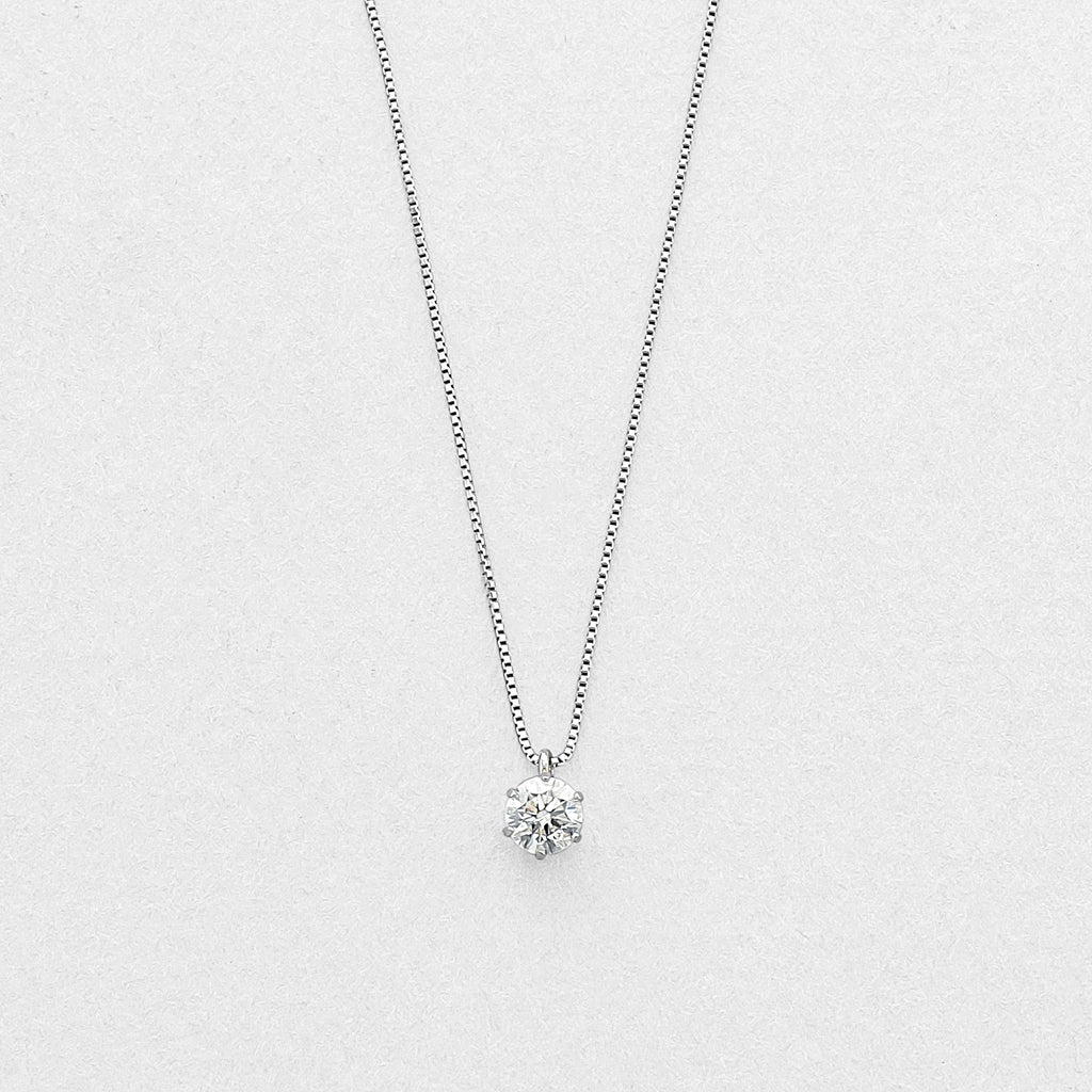 プラチナ ダイヤモンド ネックレス（0.30ct） （10094163132718