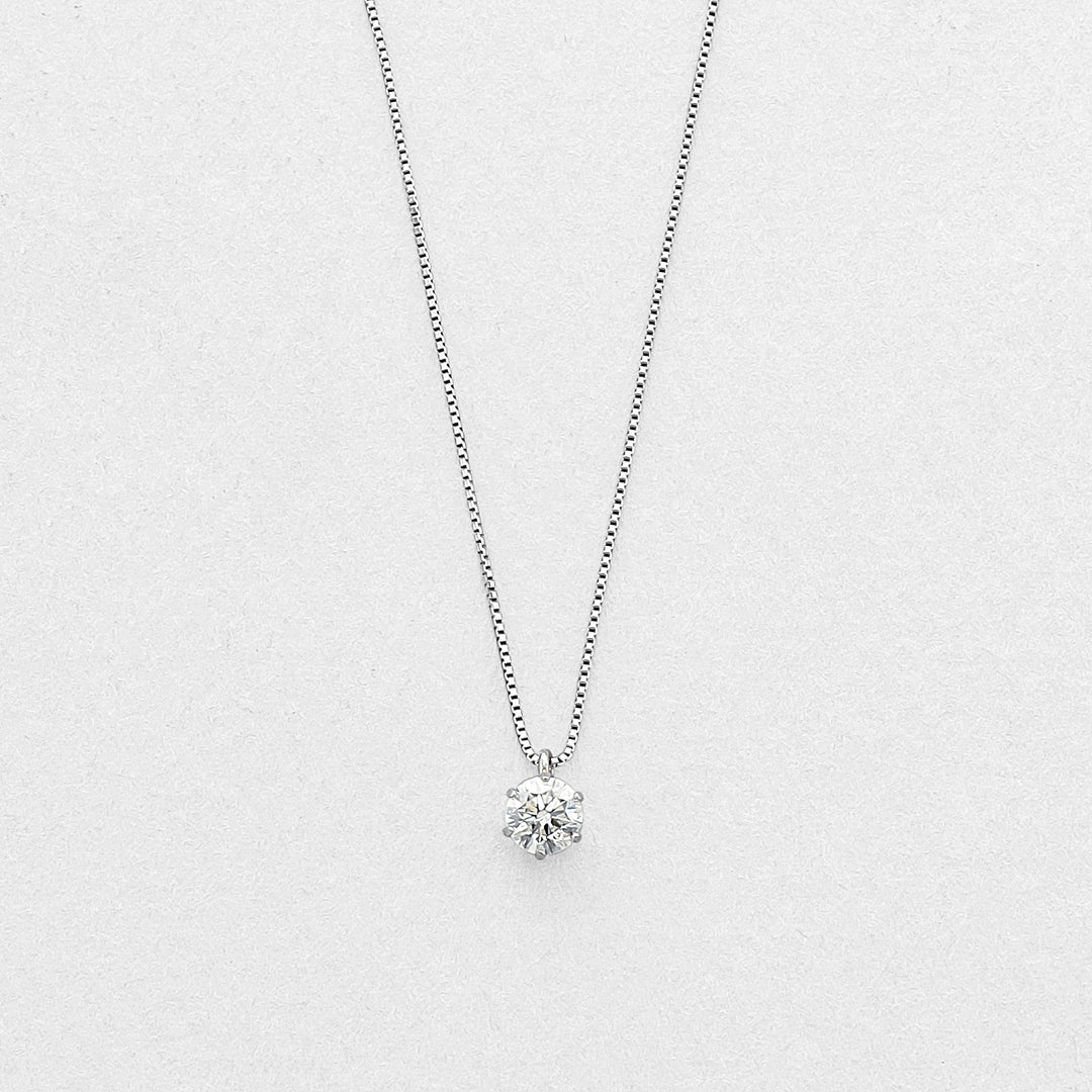 プラチナ ダイヤモンド ネックレス（0.30ct） （10094163132718