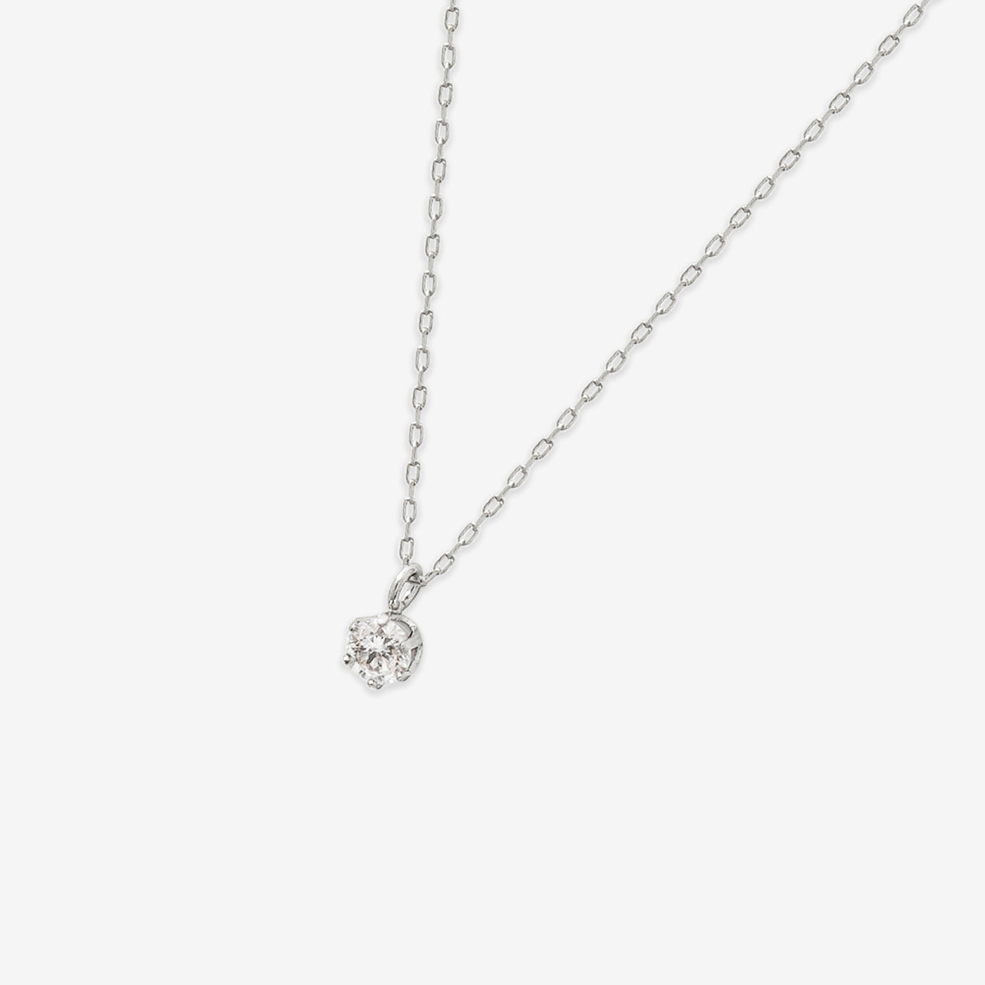 【WEB限定】K10 ホワイトゴールド ダイヤモンド ネックレス