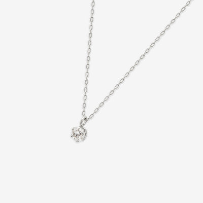 【WEB限定】K10 ホワイトゴールド ダイヤモンド ネックレス