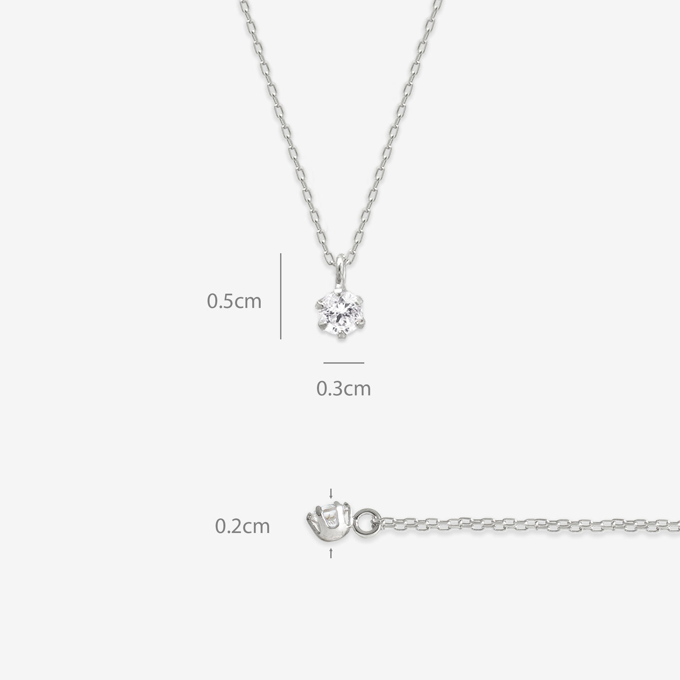 【WEB限定】K10 ホワイトゴールド ダイヤモンド ネックレス