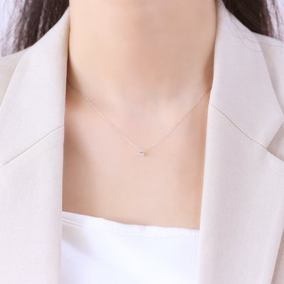 【WEB限定】K10 ホワイトゴールド ダイヤモンド ネックレス