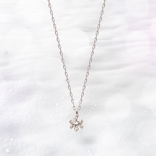 【WEB限定】K10 ホワイトゴールド ダイヤモンド ネックレス