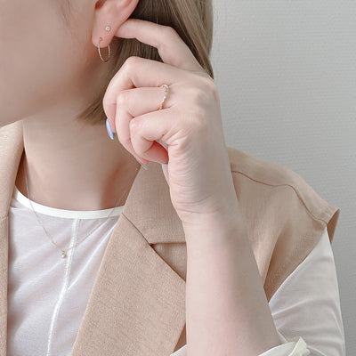 【WEB限定】K10 ピンクゴールド ダイヤモンド ネックレス