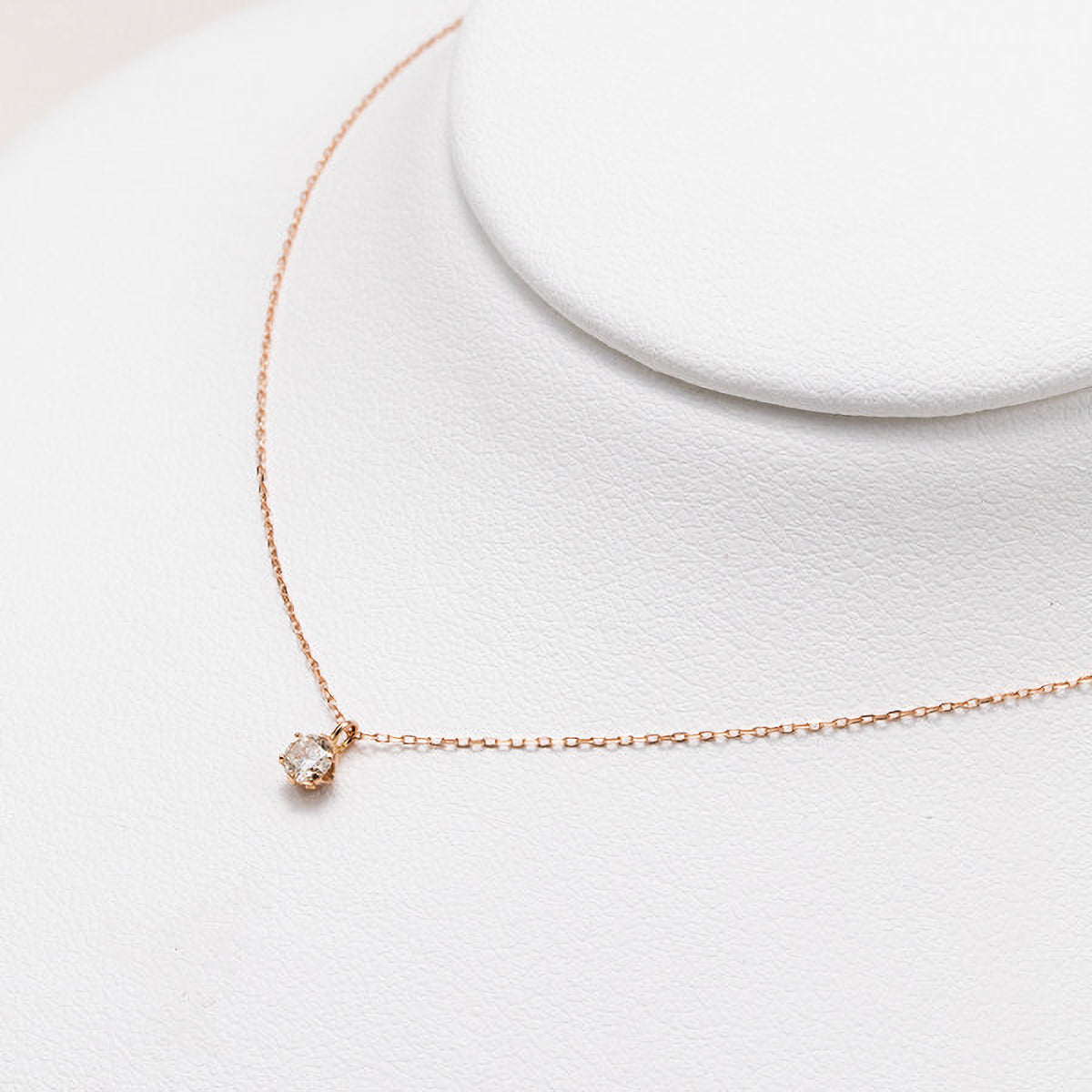 【WEB限定】K10 ピンクゴールド ダイヤモンド ネックレス