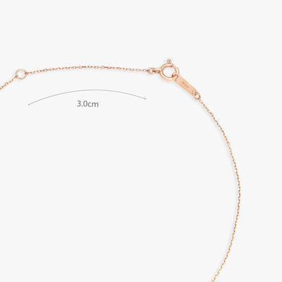 【WEB限定】K10 ピンクゴールド ダイヤモンド ネックレス