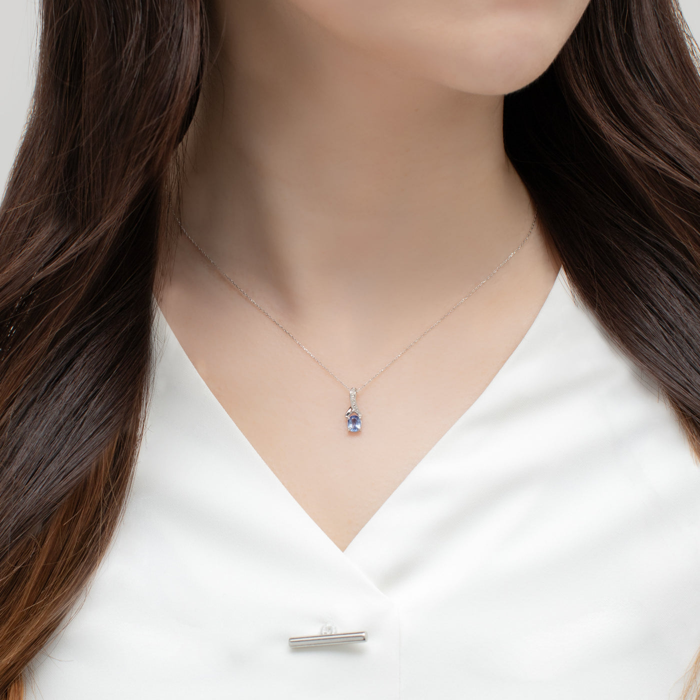 【WEB限定】12月誕生石 プラチナ タンザナイト ネックレス