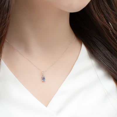 【WEB限定】12月誕生石 プラチナ タンザナイト ネックレス