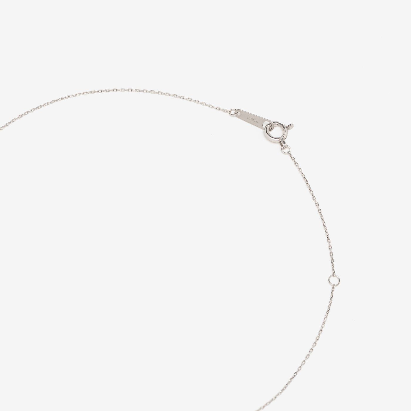 【WEB限定】9月誕生石 プラチナ グリーンサファイア しずく ネックレス