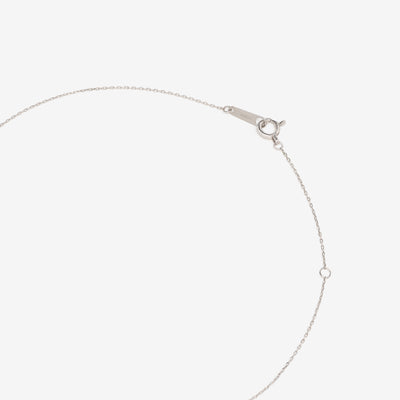 【WEB限定】9月誕生石 プラチナ グリーンサファイア しずく ネックレス