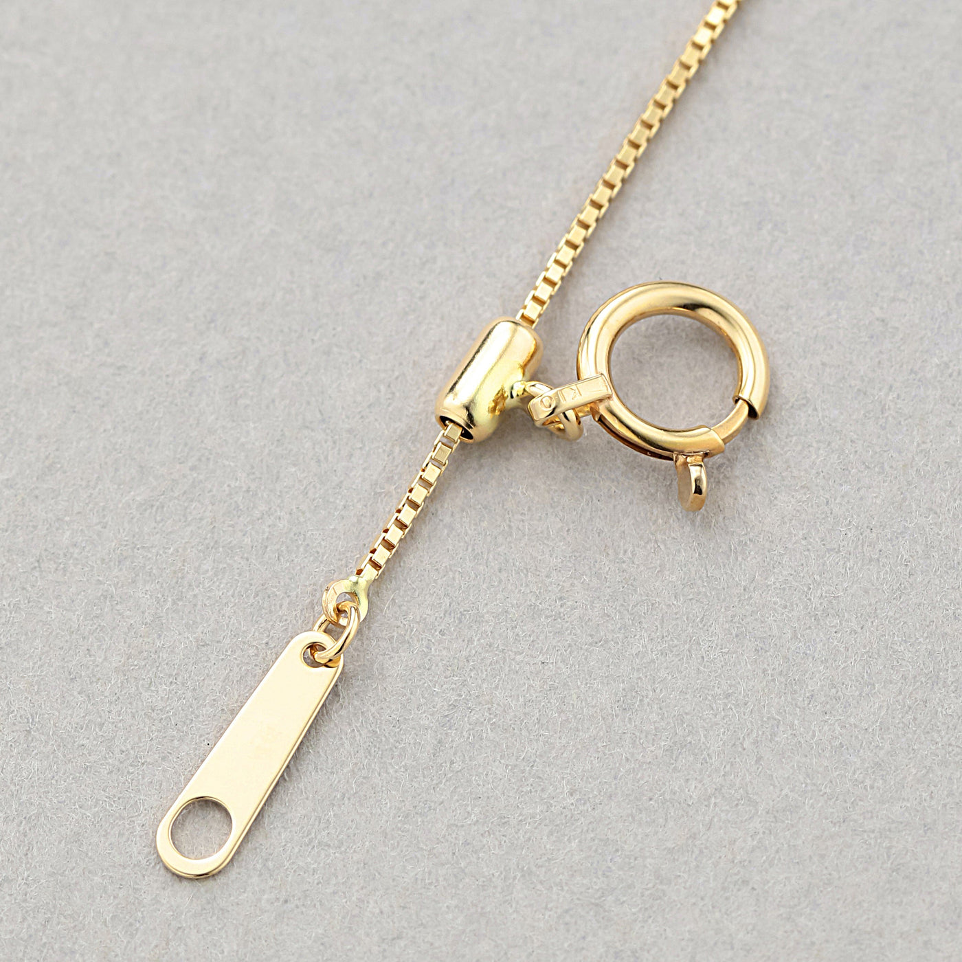 K10 イエローゴールド スライド式 アジャスターチェーン