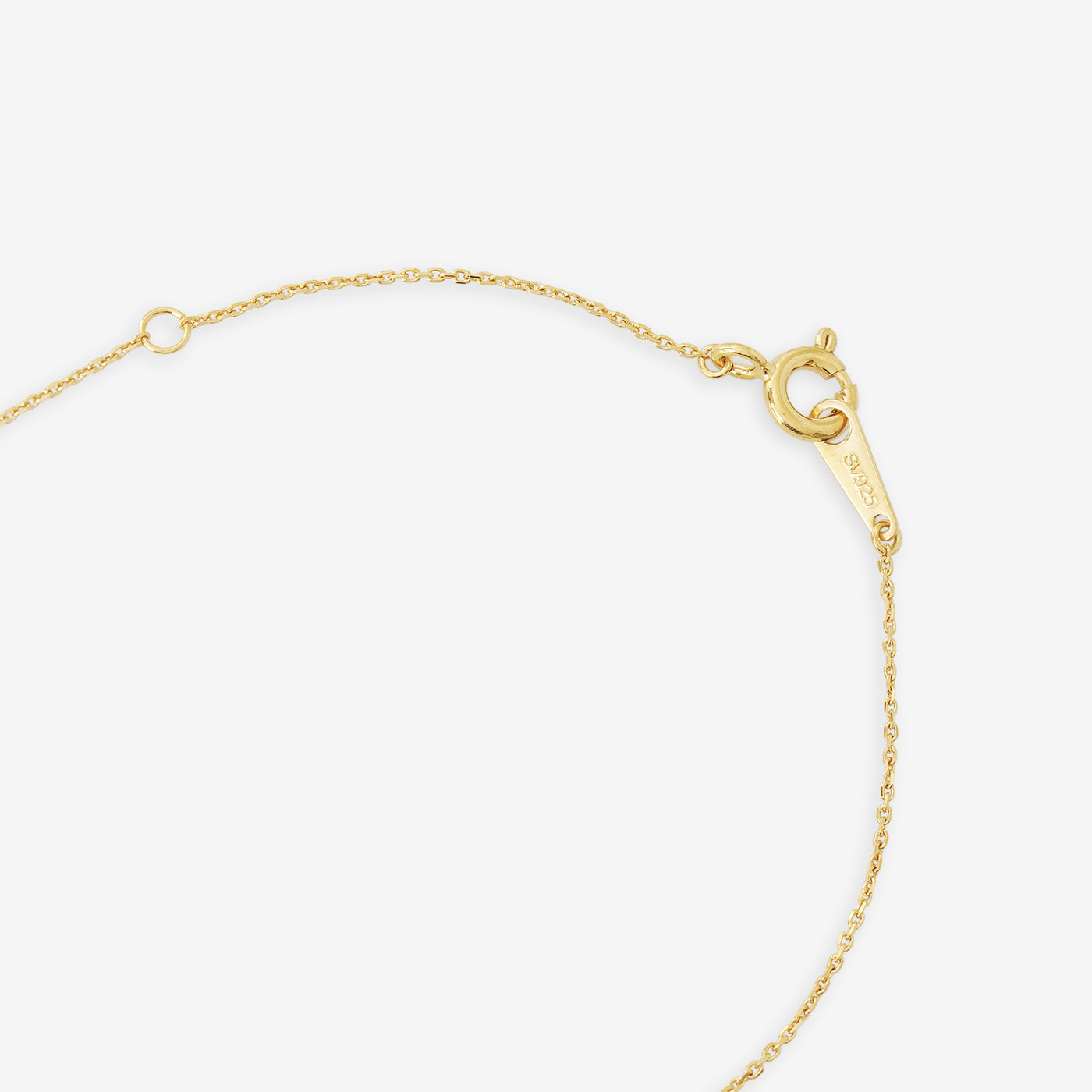 【WEB限定】シルバー イエローゴールドメッキ キュービックジルコニア しずく ネックレス