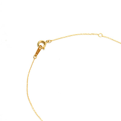 【WEB限定】シルバー イエローゴールドメッキ キュービックジルコニア しずく ネックレス