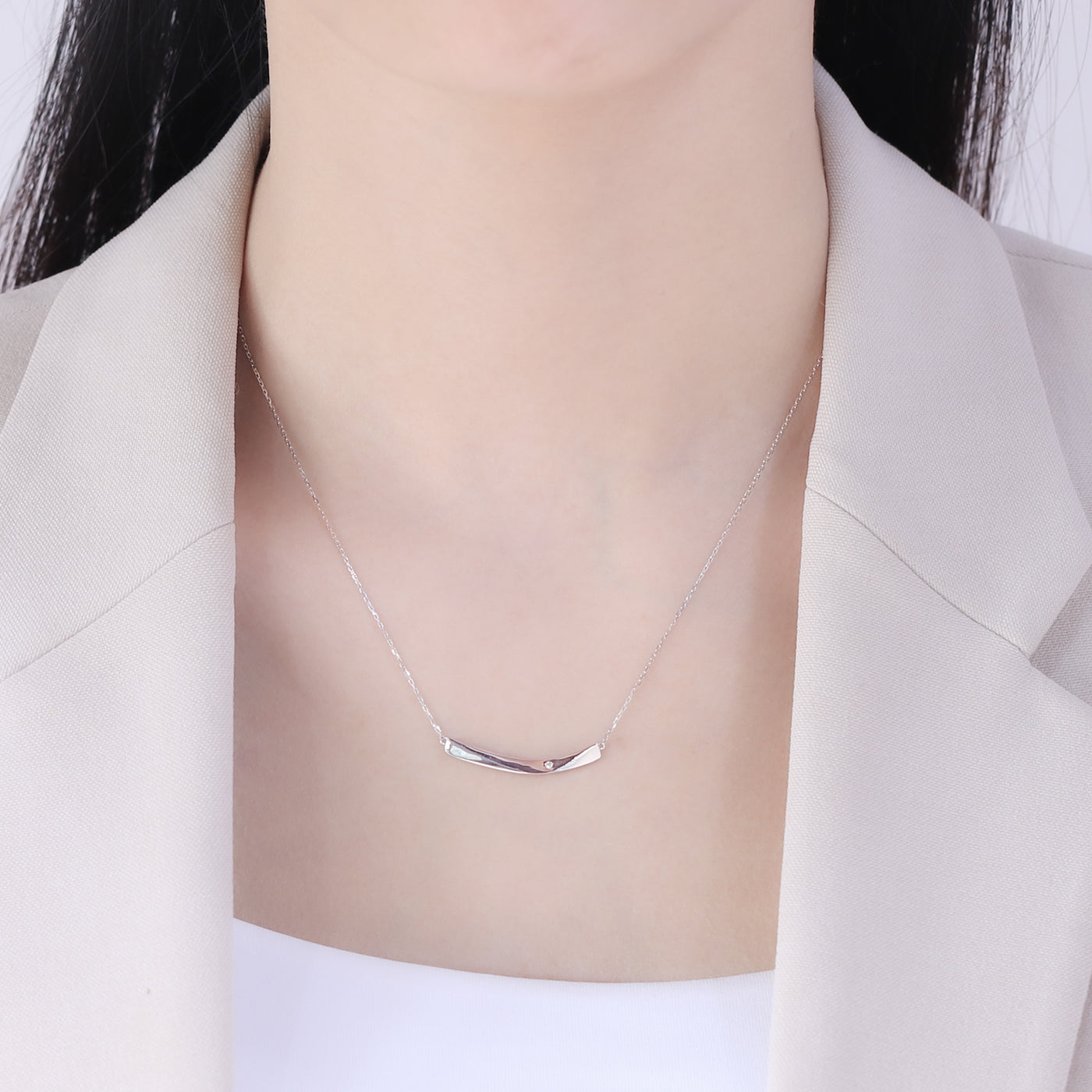 【WEB限定】シルバー ダイヤモンド ネックレス