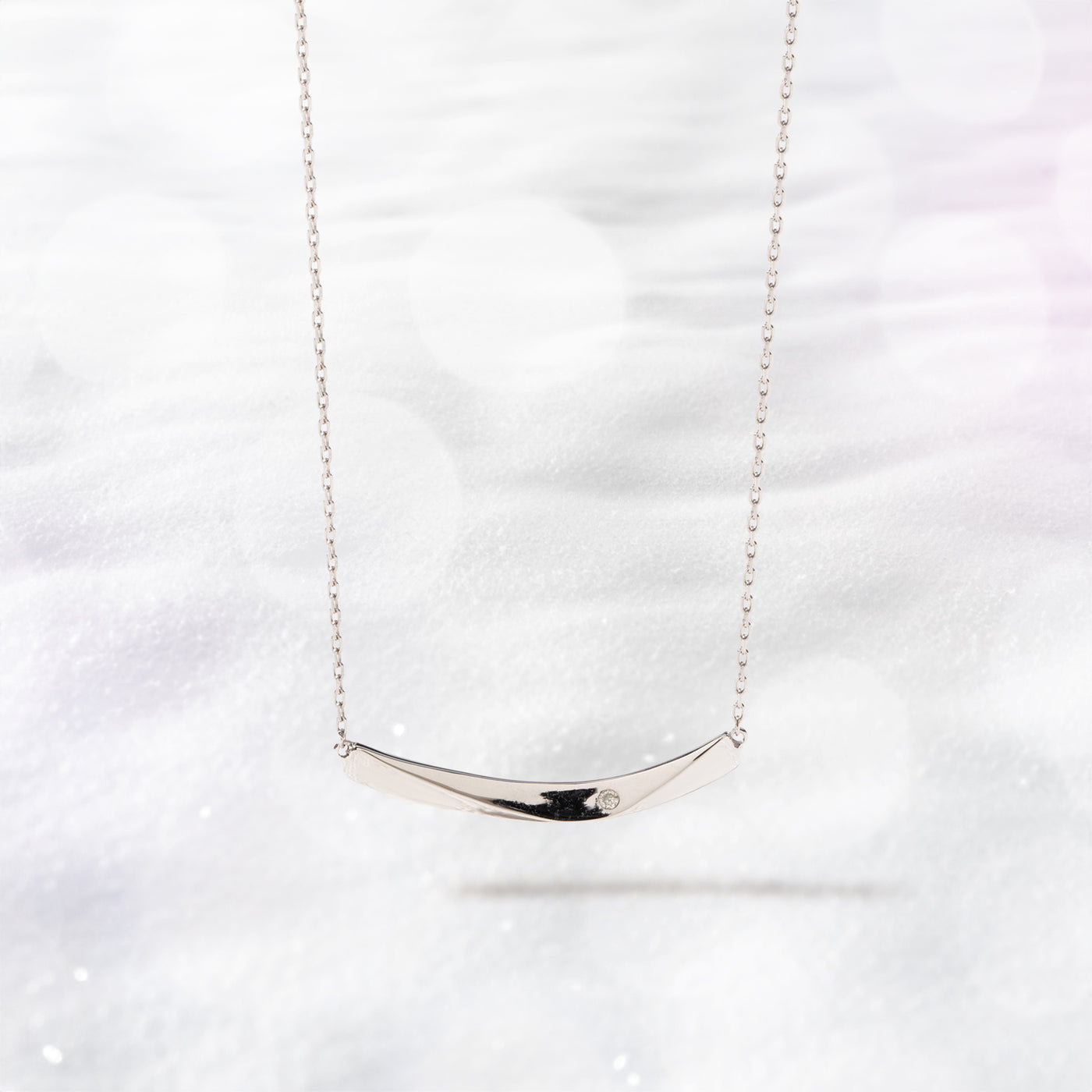 【WEB限定】シルバー ダイヤモンド ネックレス