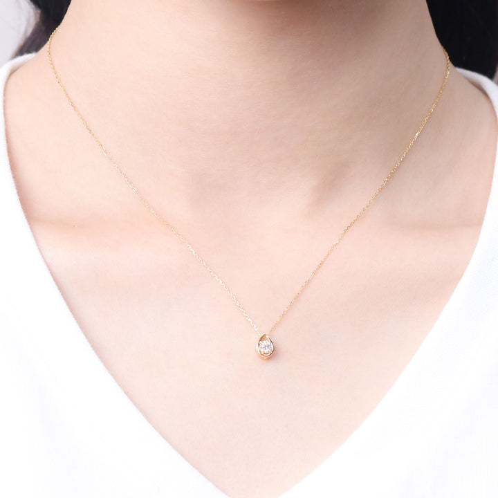 WEB限定】シルバー イエローゴールドメッキ キュービック