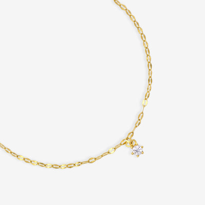 【WEB限定】シルバー イエローゴールドメッキ キュービックジルコニア ブレスレット