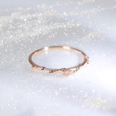 【WEB限定】K10 ピンクゴールド ダイヤモンド リング