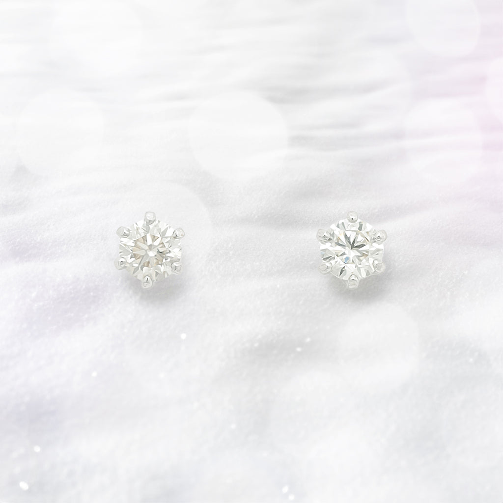 WEB限定】K18 ホワイトゴールド ダイヤモンド ピアス（0.1ct） （7277598507165）– エステール公式通販｜ESTELLE  JEWEL GARDEN