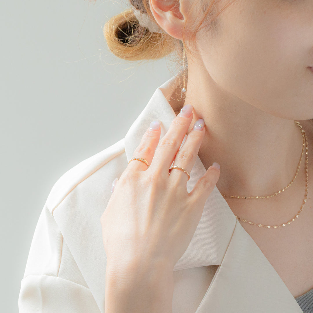 K18 イエローゴールド ダイヤモンド リング （7277728366749