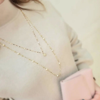 6月誕生石 K10 イエローゴールド あこや真珠 ネックレス