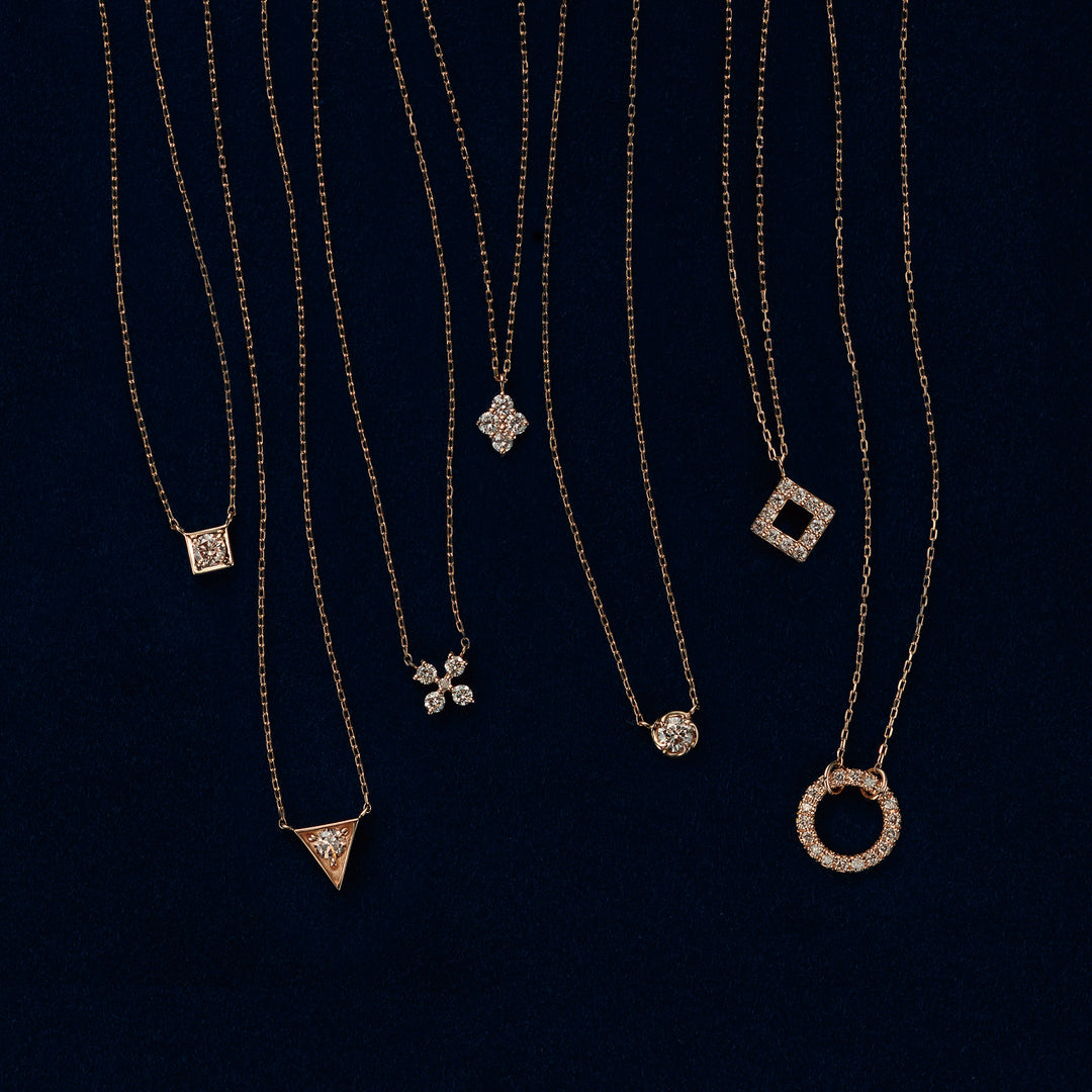 K10 イエローゴールド ダイヤモンド ネックレス （10091822121262