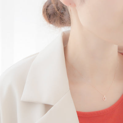 K18 ピンクゴールド フープピアス（15mm）