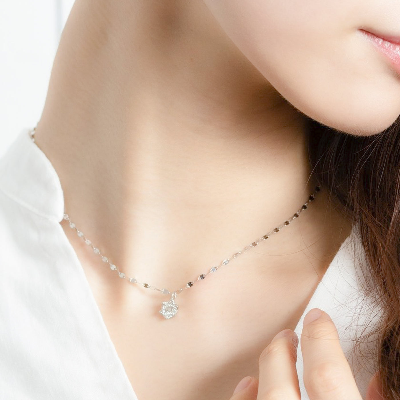 AS ME】プラチナ ダイヤモンド ロングネックレス（トータル0.31ct） （7277513277597）– エステール公式通販｜ESTELLE  JEWEL GARDEN