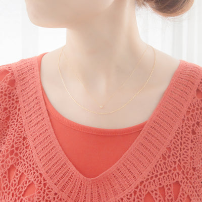 K18 イエローゴールド デザインネックレス（45cm）