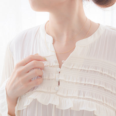 K18 イエローゴールド デザインネックレス（45cm）