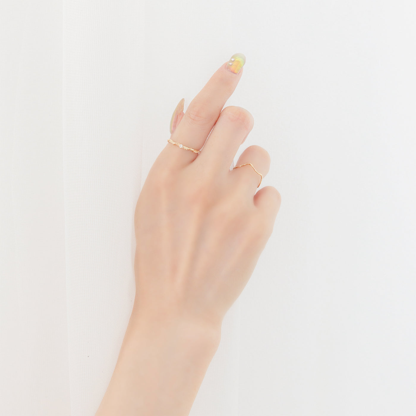 【WEB限定】K10 イエローゴールド ダイヤモンド リング