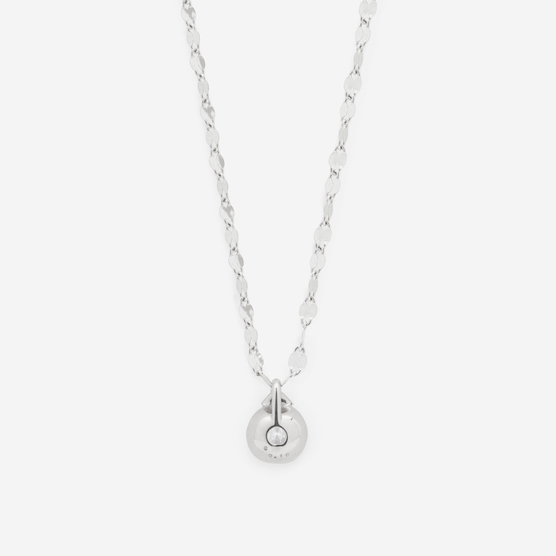 受注生産】プラチナ ダイヤモンド ネックレス（0.1ct