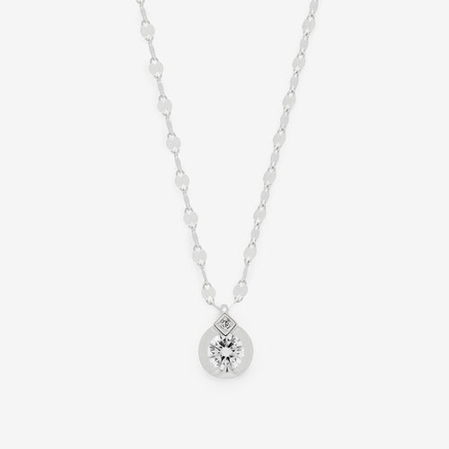 【受注生産】プラチナ ダイヤモンド ネックレス（0.2ct）