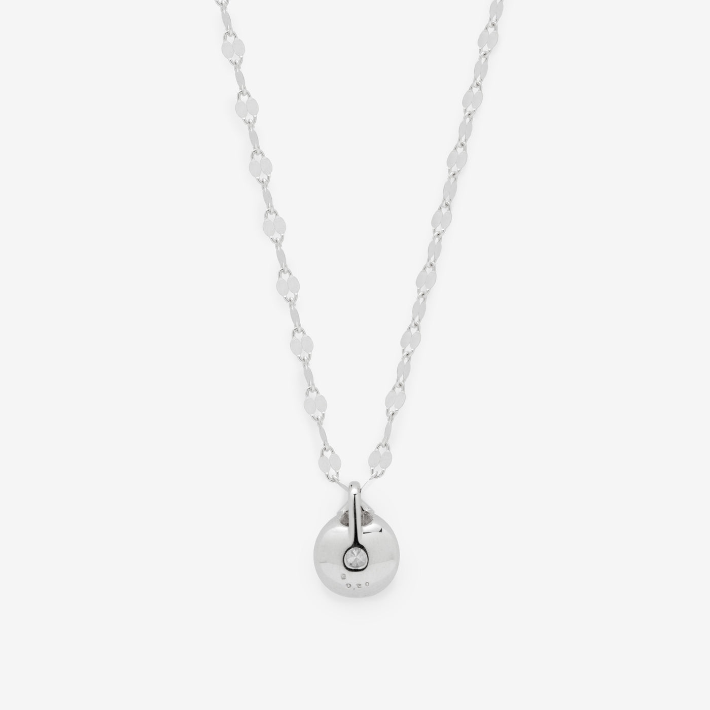 受注生産】プラチナ ダイヤモンド ネックレス（0.2ct 