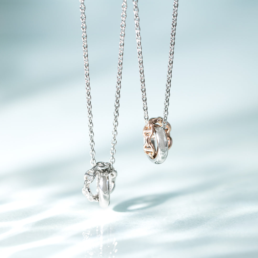 WEB限定】ステンレス ペアネックレス（メンズ）（サージカルステンレス