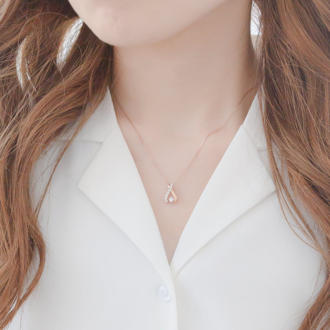 クーポン対象商品】シルバー ピンクゴールドメッキ キュービック