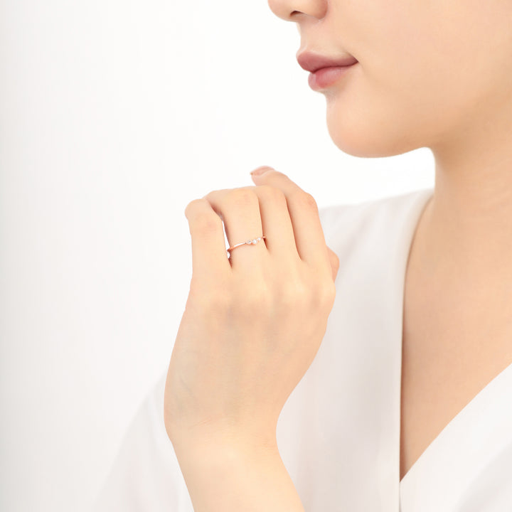 専用エステール　ダイヤモンド　ピンクゴールド　ホワイトゴールド　k10 リング 専用エステール ダイヤモンド ピンクゴールド ホワイトゴールド k10