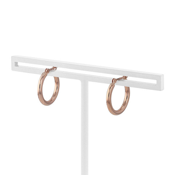 エステール　K18 フープピアス　15mm K18 ピンクゴールド フープ ピアス（15mm） ESTELLE/エステール