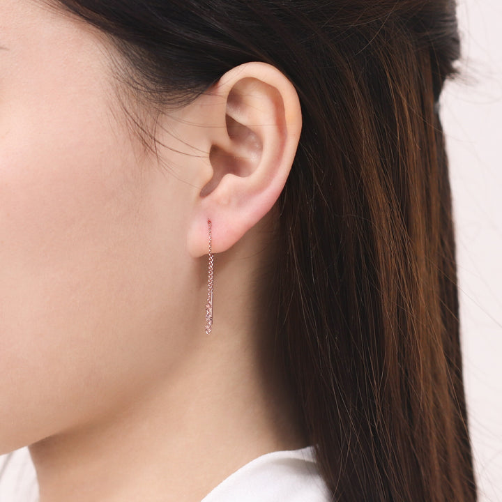 K10 ピンクゴールド アメリカン ピアス （8955350909230）– エステール