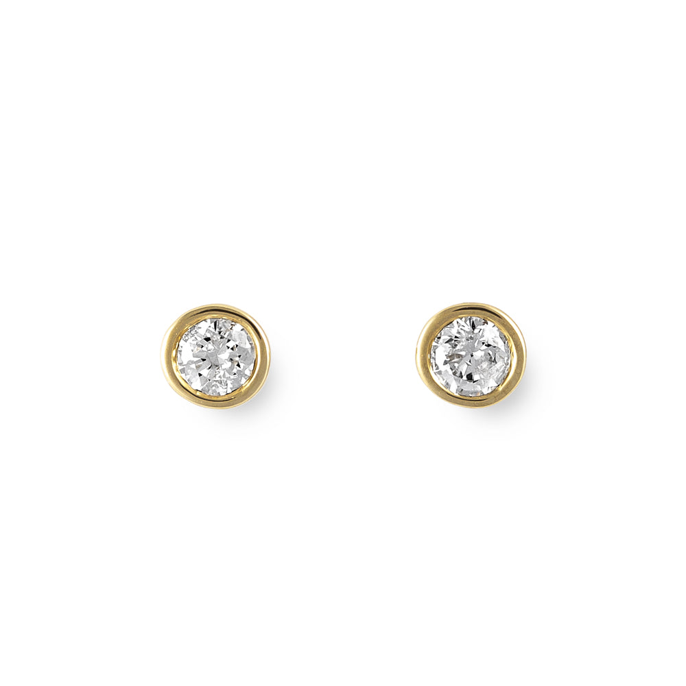 WEB限定】K18 イエローゴールド ダイヤモンド ピアス（0.12ct） （8022586032430）– エステール公式通販｜ESTELLE  JEWEL GARDEN