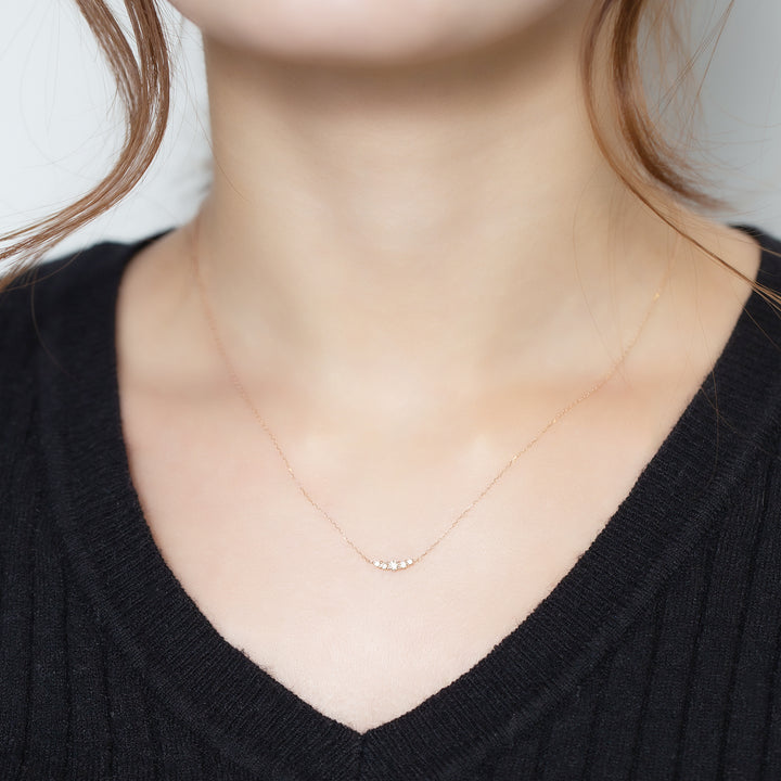 K10 ピンクゴールド ダイヤモンド ネックレス （8065031668014