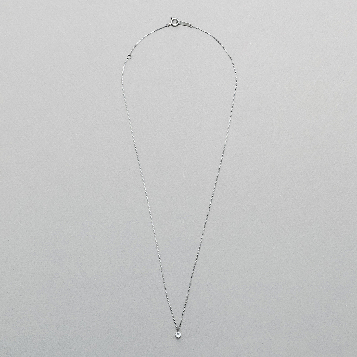 プラチナ ダイヤモンド ネックレス（0.10ct）