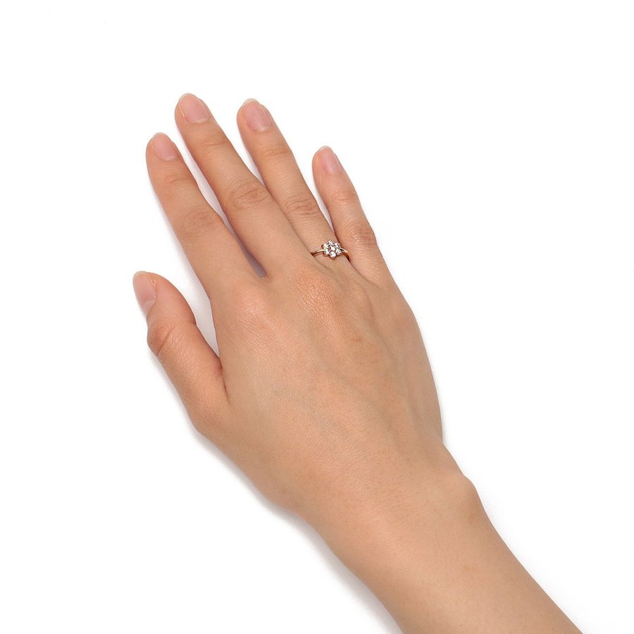 ダイヤモンドネックレス美品⭐k18金　ダイヤモンドリング⭐指輪⭐15号　ダイヤモンド3石⭐エステール