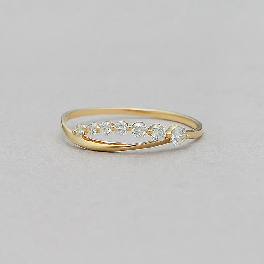 K18 イエローゴールド ダイヤモンド リング （7277728366749